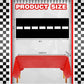 30 Pcs Checkered Racing Car Party Decorations Checked Race Flag Tablecloth Mini Traffic Cones Racing Pennant Banner Race Track Running Mat Tire Tubes Swimming For Decor (Red Tablecloth)