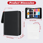 Xshnuo Trading Card Binder, 9 Pockets 900 Cards Holder Collector Album With 50 Removable Sleeves Compatible With Pokemon Cards F