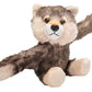 Wild Republic Huggers Wolf Plush Toy, Slap Bracelet, Stuffed Animal, Kids Toys (19556), 5''