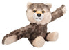 Wild Republic Huggers Wolf Plush Toy, Slap Bracelet, Stuffed Animal, Kids Toys (19556), 5''