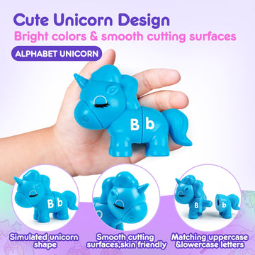 Tsyan Matching Letter Montessori Toys For Toddlers,Abc Unicorn Alphabet Preschool Learning Activities Classroom Must Haves Senso