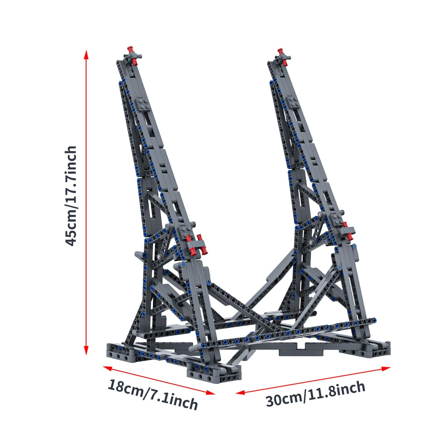 Millennium Falcon Vertical Display Bracket For Lego 75192 Starship Model, Sturdy Stand Building Kit, Best Gift And Movie Collectible For Adults(408 Pcs)