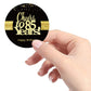 Sumerk 48 Pcs Cheers To 85 Stickers Large Bottle Stickers 85Th Birthday Stickers Card Seals 2 Inches Round Happy Birthday Party