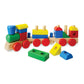 Melissa & Doug Wooden Stacking Train Learning Toy Vehicle With 18 Connecting Pcs Wooden Train Set, Sorting & Stacking Toys For Toddlers Ages 2+