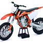 Ktm 450 Sx-F Dirt Bike Orange And White 1/10 Diecast Motorcycle Model By New Ray