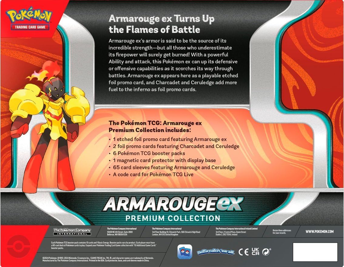 Pokémon Tcg: Armarouge Ex Premium Collection