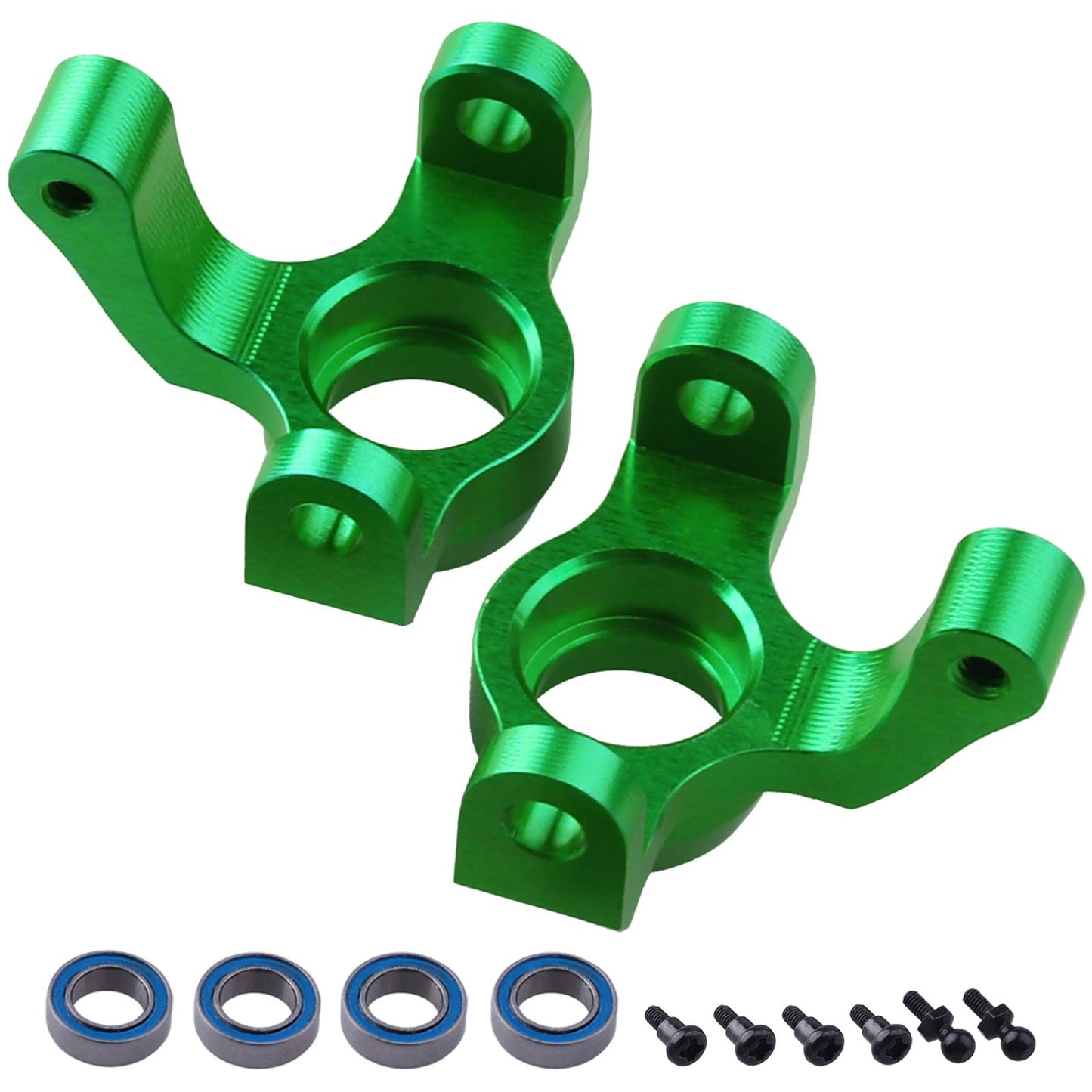 HobbyPark Aluminum Caster Blocks (c-hubs) & Steering Block Front Knuckles for Traxxas 1/18 LaTrax Teton Desert Prerunner Rally,