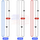 4Th Of July Accessories Necklaces: Blue White And Red Beads Bulk, Patriotic Party Independence Memorial Day Favors Toys Decorati