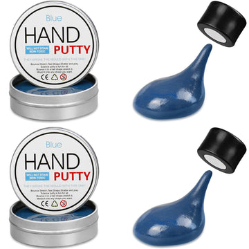 Joypro Magnetic Slime Putty, Magnetic Space Putty Slime With Upgraded Magnet Toys For Kids Adults, Fidget Toy Stress Reliever Puddy Toys For Christmas Birthday Gifts Stocking Stuffers (2 Pack, Blue)