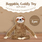 Squirrel Products Cuddle Mates Sloth Stuffed Animal Plush Toy - 9 Inch