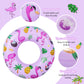 MoKo Pool Inflatables, PVC Swim Ring, Pink Flamingo Pool Float for Kids, Pool Toys for Beach, Party Decorations, Swimming Pool,