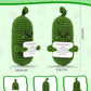 Jelutar Mini Funny Positive Potato, 3 Inch Knitted Doll With Positive Card For Cheer Up Gifts And Party Decorations, Cute Positive Potato Crochet Doll For Birthday Gifts (Funny Pickle)