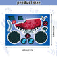 24 Sheets 8.3''  5.9'' Make Your Own Monster Truck Stickers For Toddlers Kids Party Favors, Make A Face Stickers For Kids Activi