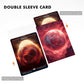 Katomula 100 MTG Card Sleeves - Textured Back Art, Standard Size, Mountain Planet, Plastic, 100 Inner Sleeves