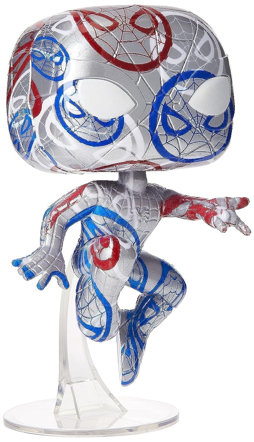 Funko POP! Marvel Patriotic Age Spider-Man Exclusive Vinyl Figure - Multicolor, Model 56155