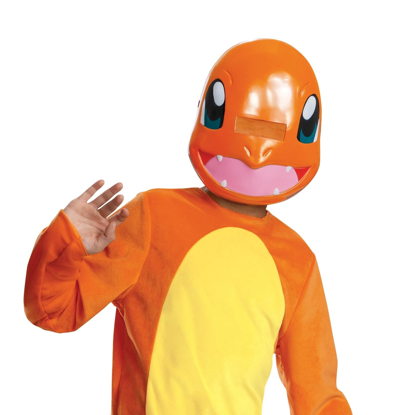 Disguise Kids Pokemon Charmander Costume | Boys Charmander Cosplay | Starter Pokemon Costume | With Headpiece & Tail, Size 10-12