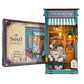 Ourmiao Book Nook Kit Soul Bookstore, Diy Wooden Booknooks Kit For Adults Women Teens, Bookshelf Diorama Miniature Scenes Insert