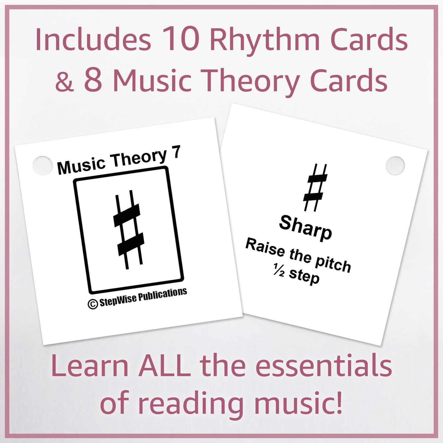 Music Flash Cards: Notes, Fingerings, & Music Theory (Flute)