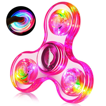 Gigilli Fidget Spinner For Kids Adults, Valentines Light Up Sensory Fidget Toys For Kids 3-5 4-8, Glow In The Dark Fidget Spinners For Boys Girls, Adhd Autism Hand Fidget Spinner, Kids Birthday Gifts