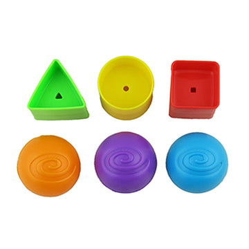 Replacement Parts for Fisher-Price Laugh and Learn Smart Stages Crawl Around Car - DJD09~3 Balls and 3 Shapes ~ Also Works with 