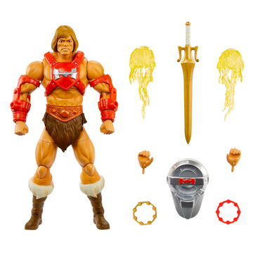 Masters of the Universe Masterverse New Eternia Thunder Punch He-Man MOTU Action Figure  protective covering  decorative replica blade & Hand Effects  30 Joints  Swap Hands