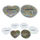 Petbsnvb 2Pcs 3.4' Circle And Heart Picking Pad, Skin Picking Fidget Toys
