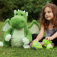 Tezituor 3-in-1 Large Dragon Stuffed Animal  20 Inch Big Stuffed Dragon Plush with Baby and Egg Toy for Girls Boys  Cuddle Hugging Dino Plush Gift for Birthday Christmas