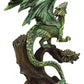 Ebros Dryad Gaia Tree Ent Earth Dragon Perching On Branch Collectible Statue Mythical Fantasy Age of Dragons Behemoth Figurine Artwork by Anne Stokes (mature-themed Mother)