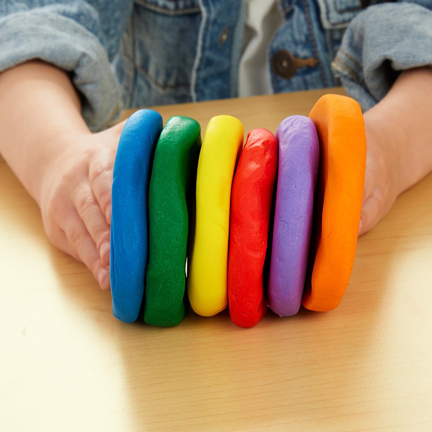 Colorations Wheat & Gluten Free Classic Dough - 6 Colors (5oz Each) | Non-Toxic, Play Dough, Bulk Set, Sensory Kit, Party Favors