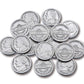 LEARNING ADVANTAGE-7522 Play Nickels - Set of 100 Plastic Coins - Designed and Sized Like Real US Currency - Teach Money Math Wi
