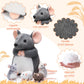 Arrowbash 5 Pcs Mouse Stuffed Animals Set 14'' Large Mommy Rat Plush With 4 Small Mouse Babies In Her Zippered Tummy Stuffed Rat