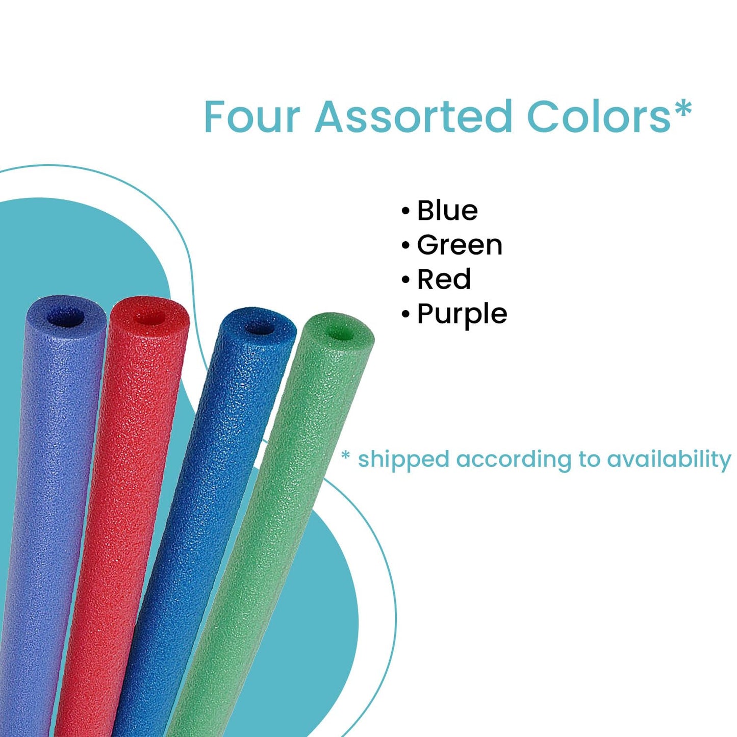 Pool Noodle 52 Inch Hollow Foam Swim Noodles Bright Colorful Foam Noodles For Swimming Floating And Craft Projects (4)