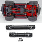 Benedict Harry 1Pair Steel Driveshaft Transmission Shaft for RC 1:18 TRX4-M Crawler Upgrade