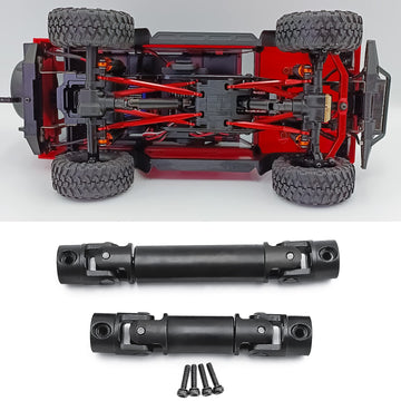Benedict Harry 1Pair Steel Driveshaft Transmission Shaft for RC 1:18 TRX4-M Crawler Upgrade