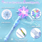 Golray Frozen Toys For Girl Gift Kids Makeup Kit & Elsa Princess Dress Up Set, Purse & Cape & Real Make Up & Nail Polish & Wand,