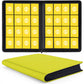 1000+ Pockets Trading Card Binder  enhanced 16 Pocket Card Binder  Ringless Side Loading Collection Album Holder Folders for MTG  TCG  Game Cards & Sports Cards (Yellow)