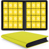 1000+ Pockets Trading Card Binder  enhanced 16 Pocket Card Binder  Ringless Side Loading Collection Album Holder Folders for MTG  TCG  Game Cards & Sports Cards (Yellow)