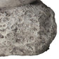 Benjara Cement Bird Figurine In Upright Position With Hollow Base, Gray
