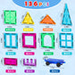 Gemmicc Magnetic Tiles, Deluxe 136 Pcs Building Blocks Magnet Toys For Kids,3D Magnet Puzzles Stacking Blocks For Boys Girls,Huge Set With 2 Cars