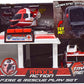 Fire And Rescue Garage Lights And Sounds Toy Set For Kids | Working Intercom With Open And Close Parking Garage And Vehicle Lift | Playset Includes Helicopter And Fire Truck With Friction Motor