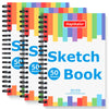 Drawing Pad For Kids, Sketch Pads 50 Sheets, 3-Pack Spiral Bound Drawing Books Bulk 6'' X 9 '' Children Drawing Paper For Crayon