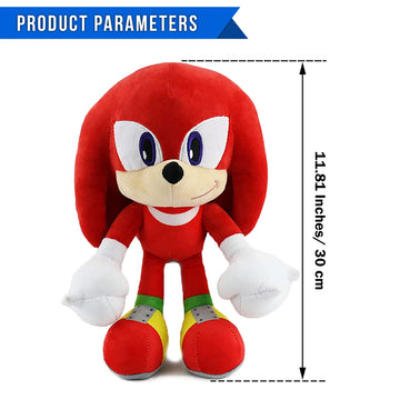 Adenzai 12'' Red Plush Toy - Super Soft Stuffed Animal for Kids, Perfect Birthday Gift