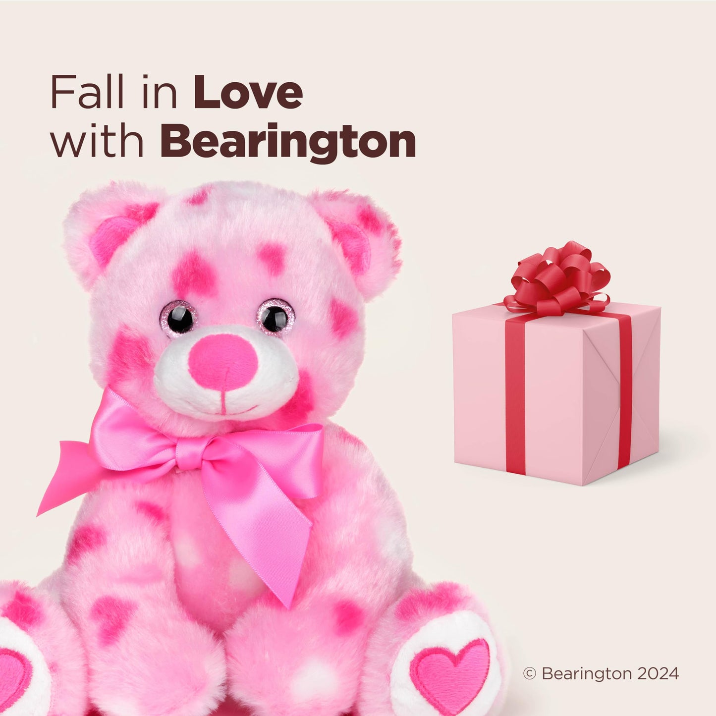 Bearington Beary Blue Without You 10-inch Valentines Day Teddy Bear Plush - Miss You Gifts for Women - Get Well Soon Bear - Stuffed Animal Toy