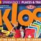 Kloo'S Learn To Speak Spanish Language Card Games - Place & Travel - Pack 2 (Double Decks)