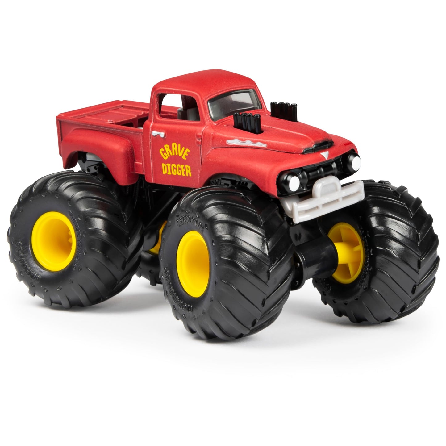 Monster Jam Grave Digger 5pc Value Pack - 1:64 Scale Retro Die-Cast Monster Truck Set with Chrome Rims & BKT Tires, Collectible Gift