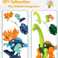 HAFUZIYN Dinosaur Toys for Kids, 4 Pack Take Apart Dinosaur Toys with Electric Drill for 3 4 5 6 7 8Year Old Boys and Girls, STE