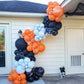 Black Balloon Garland Arch Kit 100 Pack 18/12/10/5 Inch Black Latex Balloons Different Sizes Party Balloon For Halloween Christm