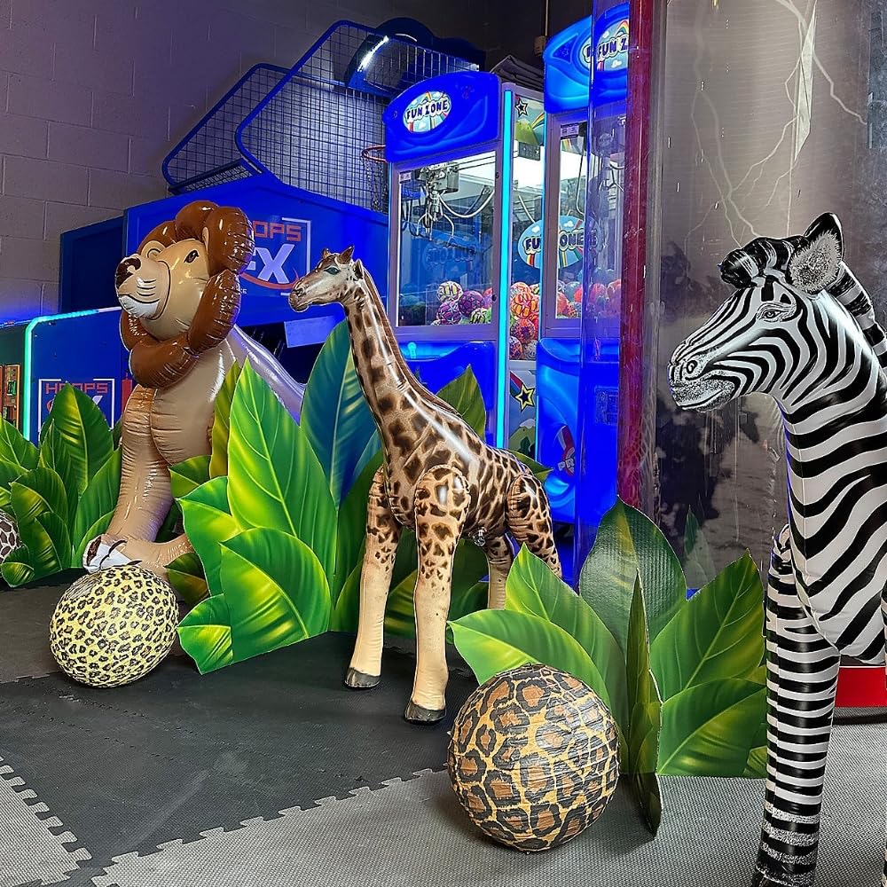 Inflatable Jumbo African Safari Lion - Party Decor and VBS Toys - 1 Piece