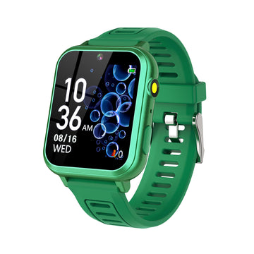 Kids Game Smart Watch Boys With 24 Puzzle Games Camera Video Player Pedometer Alarm Clock Calculator Flashlight 12/24 Hr Hd Touch Screen Kids Watches Toys For 7 8 9 10 11 12 Year Old Boys