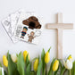 Xbaiyanr 24 Pack Christian Easter Color Your Own Jigsaw Puzzles For Kids,Jesus Easter Diy Paper Jigsaw For Jesus Sunday School C